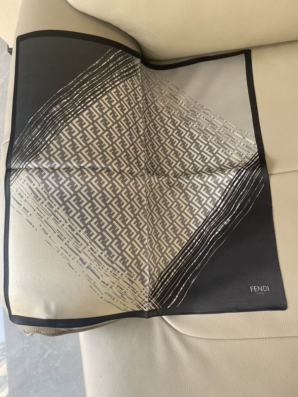 Fendi silk scarf 53X53cm E07 (7)